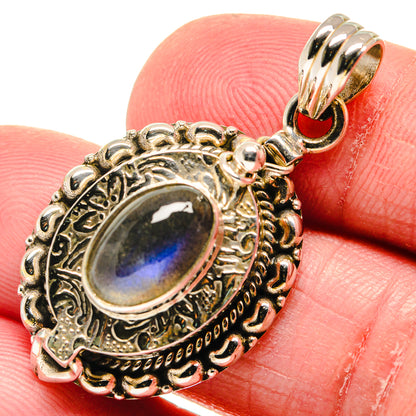 Labradorite Pendants handcrafted by Ana Silver Co - PD20789