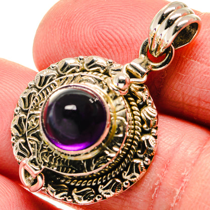 Amethyst Pendants handcrafted by Ana Silver Co - PD20795