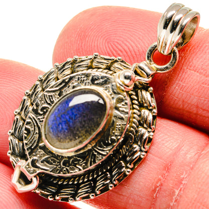 Labradorite Pendants handcrafted by Ana Silver Co - PD20799