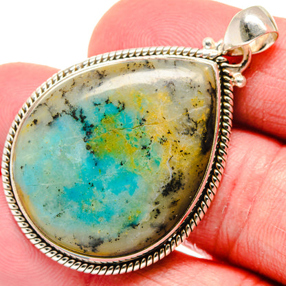 Peruvian Opal Pendants handcrafted by Ana Silver Co - PD20804