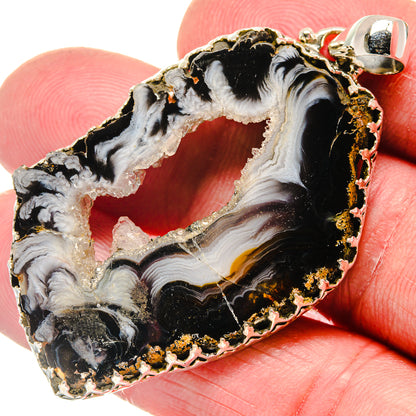 Occo Geode Pendants handcrafted by Ana Silver Co - PD20825