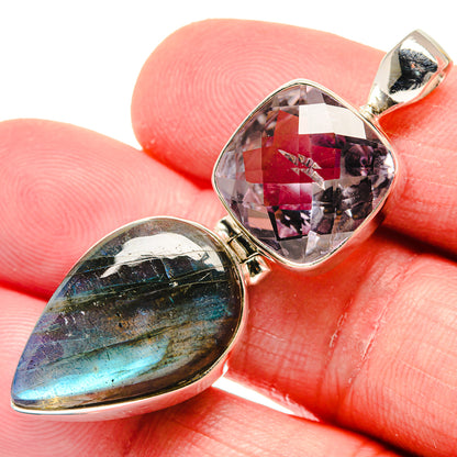 Labradorite Pendants handcrafted by Ana Silver Co - PD20827