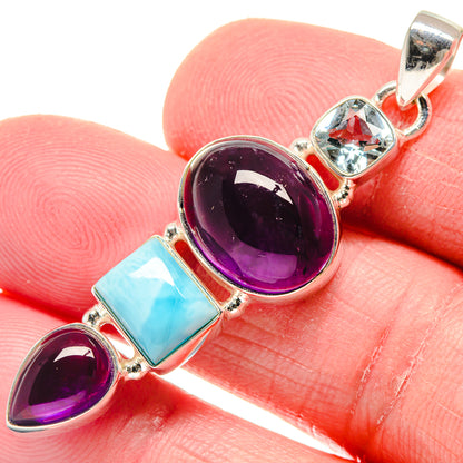 Amethyst Pendants handcrafted by Ana Silver Co - PD20841