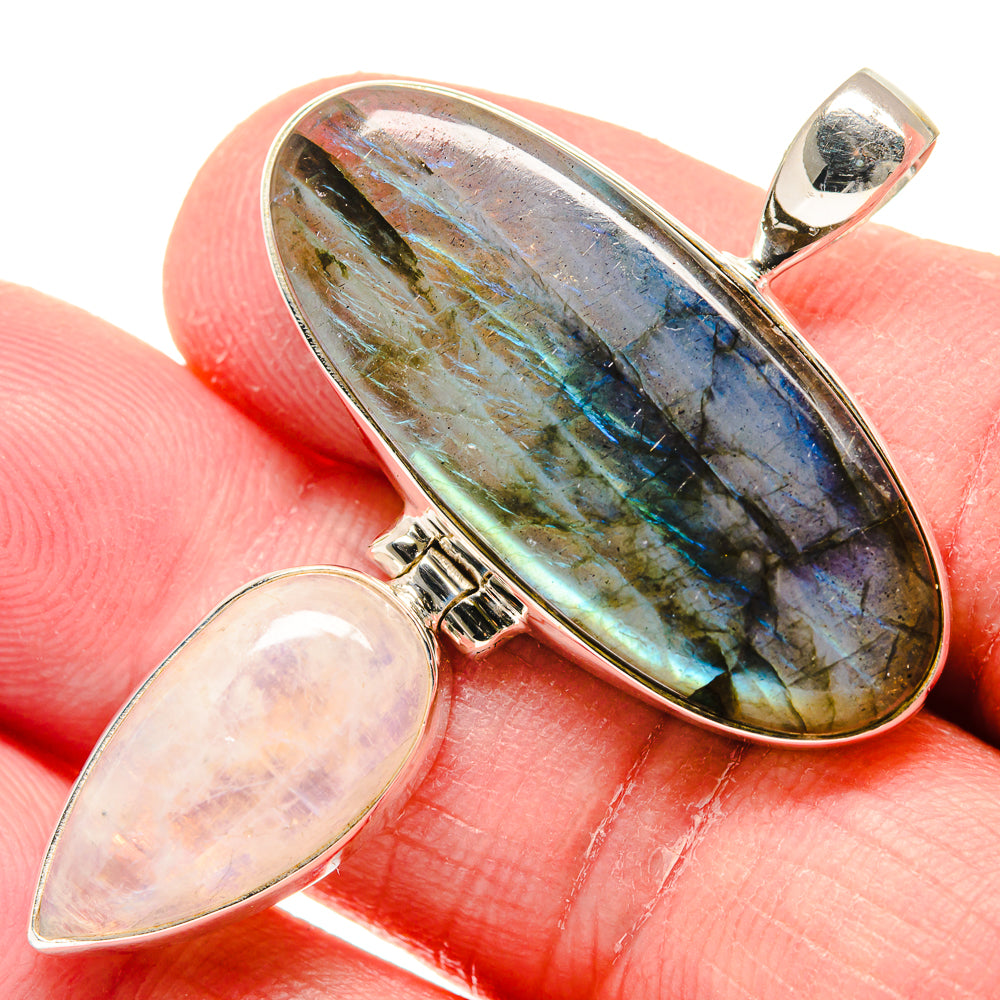 Labradorite Pendants handcrafted by Ana Silver Co - PD20866
