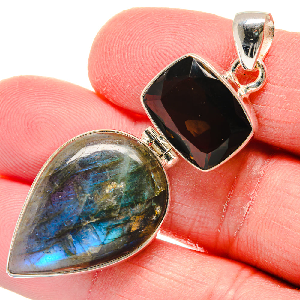 Labradorite Pendants handcrafted by Ana Silver Co - PD20868