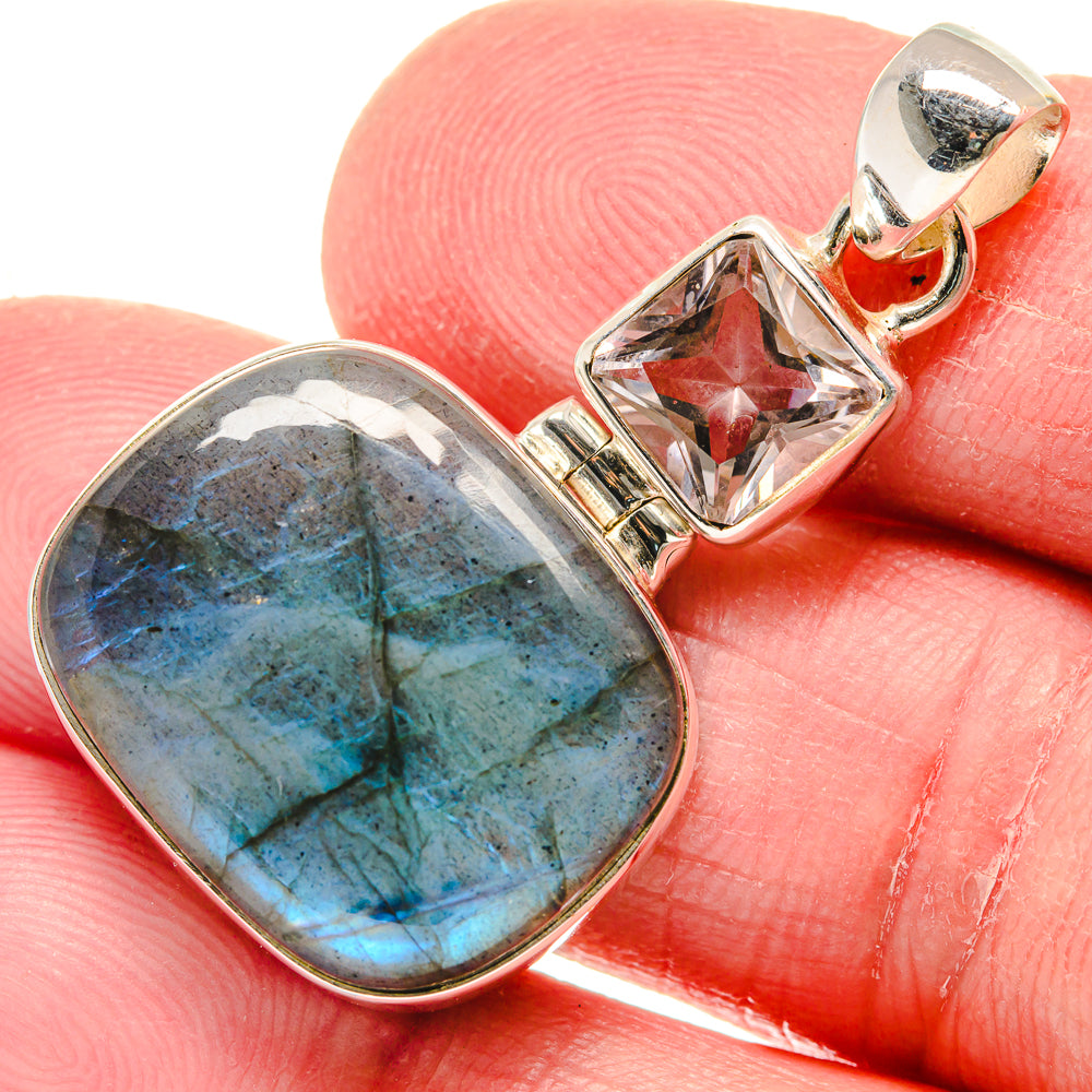 Labradorite Pendants handcrafted by Ana Silver Co - PD20869