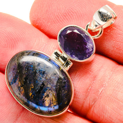 Labradorite Pendants handcrafted by Ana Silver Co - PD20870