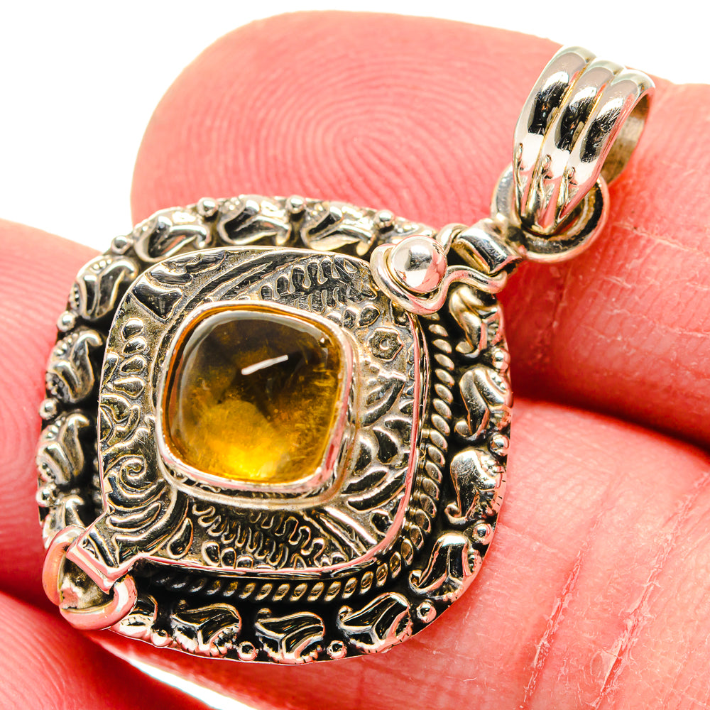 Citrine Pendants handcrafted by Ana Silver Co - PD20875