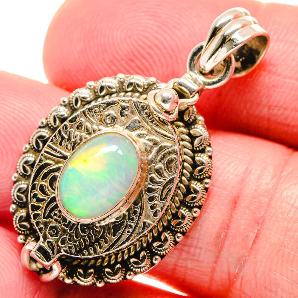 Ethiopian Opal Pendants handcrafted by Ana Silver Co - PD20878