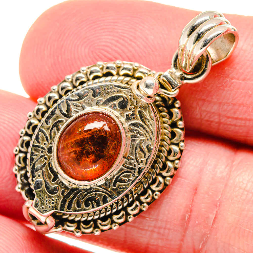 Sunstone Pendants handcrafted by Ana Silver Co - PD20880