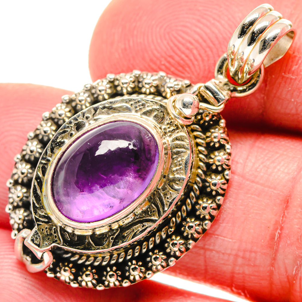 Amethyst Pendants handcrafted by Ana Silver Co - PD20887