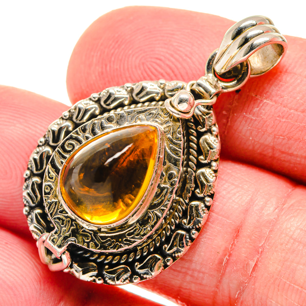 Citrine Pendants handcrafted by Ana Silver Co - PD20888