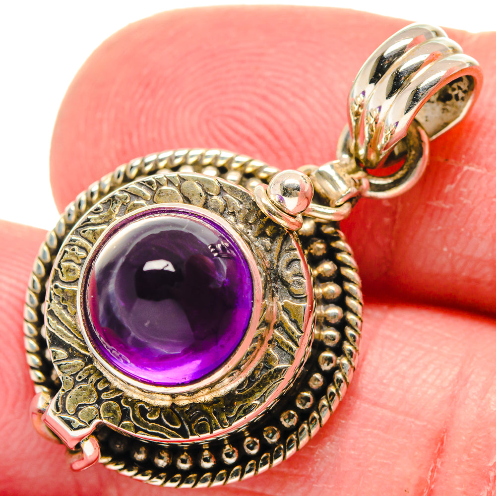 Amethyst Pendants handcrafted by Ana Silver Co - PD20890