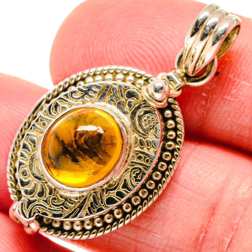 Citrine Pendants handcrafted by Ana Silver Co - PD20892