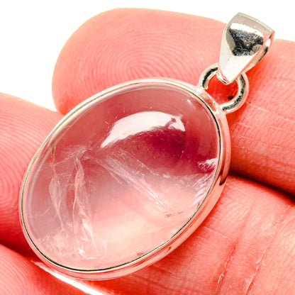 Rose Quartz Pendants handcrafted by Ana Silver Co - PD20905