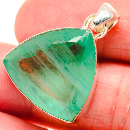 Green Fluorite Pendants handcrafted by Ana Silver Co - PD20917