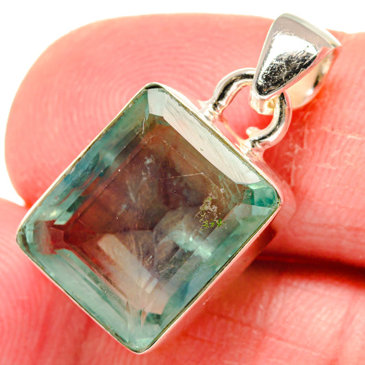 Green Fluorite Pendants handcrafted by Ana Silver Co - PD20918