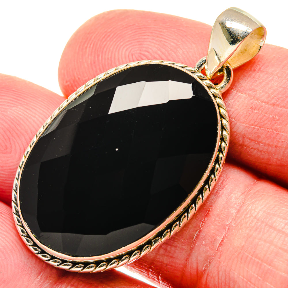 Black Onyx Pendants handcrafted by Ana Silver Co - PD20921