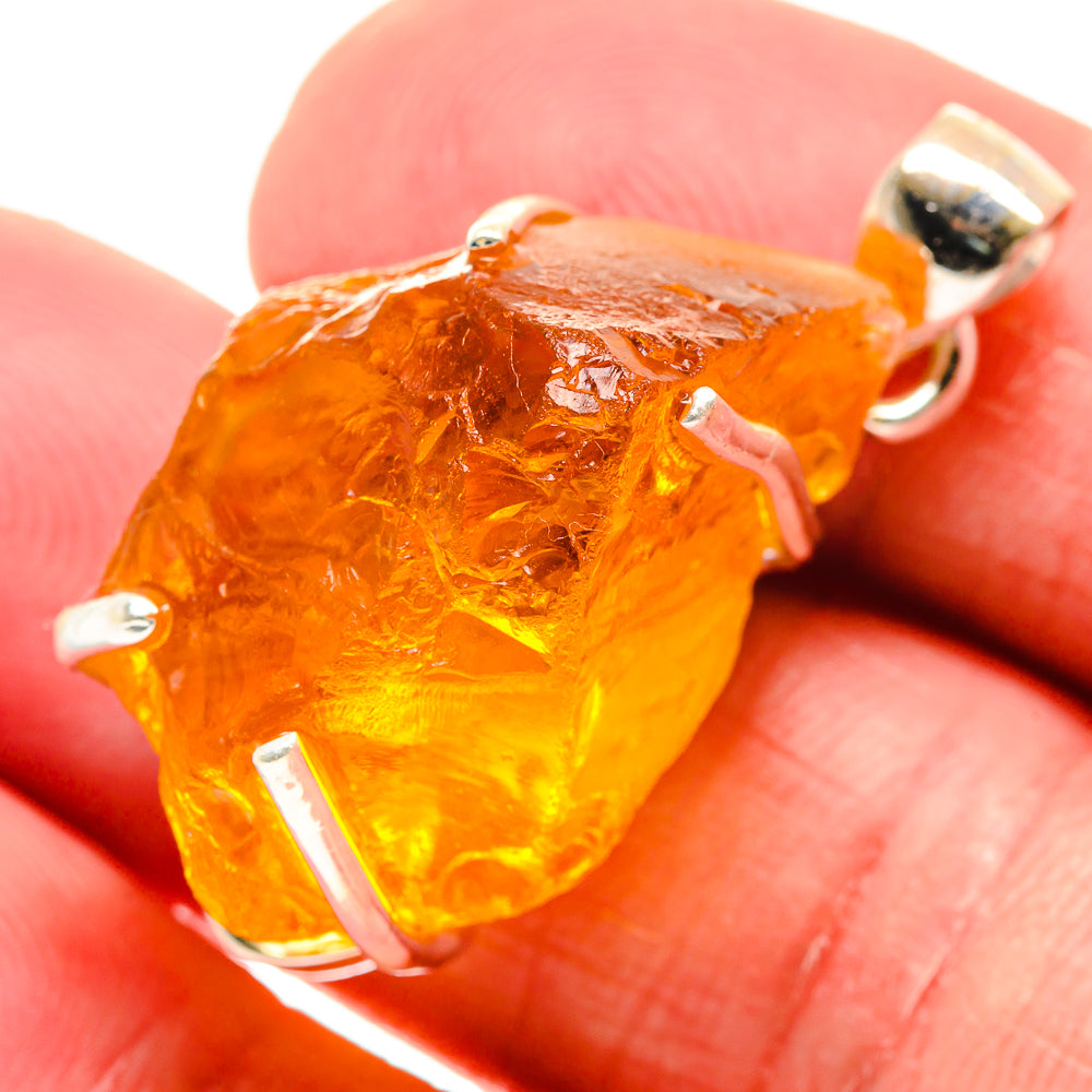 Citrine Pendants handcrafted by Ana Silver Co - PD20929