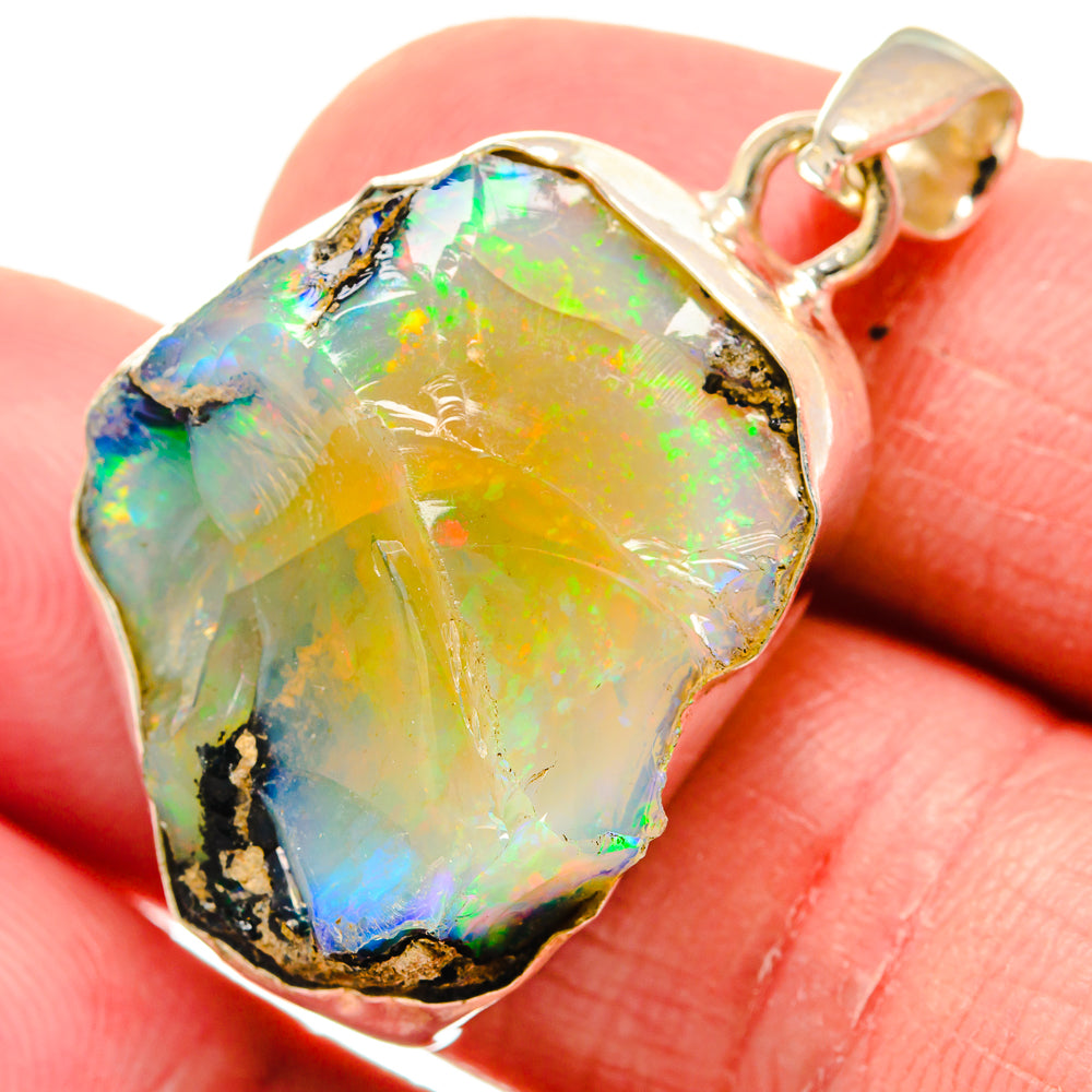 Ethiopian Opal Pendants handcrafted by Ana Silver Co - PD20933