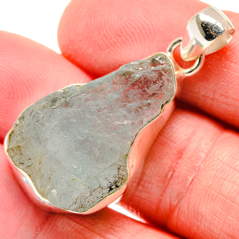 Aquamarine Pendants handcrafted by Ana Silver Co - PD20936