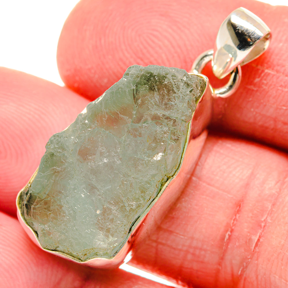 Aquamarine Pendants handcrafted by Ana Silver Co - PD20937