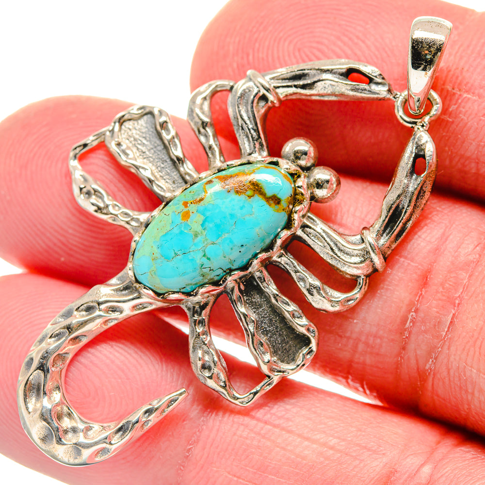 Turquoise Pendants handcrafted by Ana Silver Co - PD20955