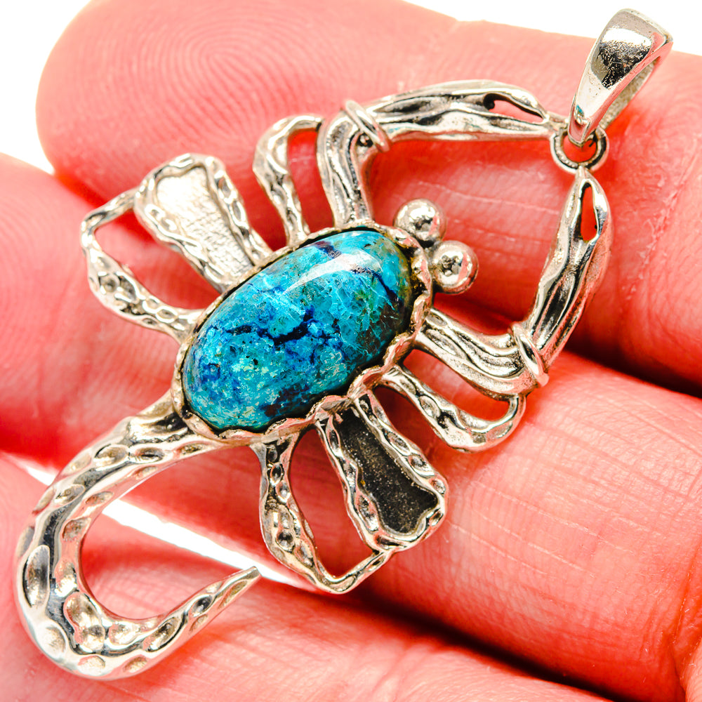 Shattuckite Pendants handcrafted by Ana Silver Co - PD20956
