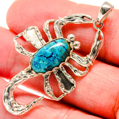Shattuckite Pendants handcrafted by Ana Silver Co - PD20956