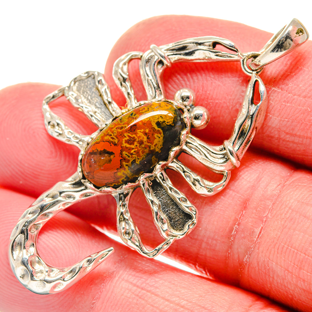 Moroccan Agate Pendants handcrafted by Ana Silver Co - PD20960