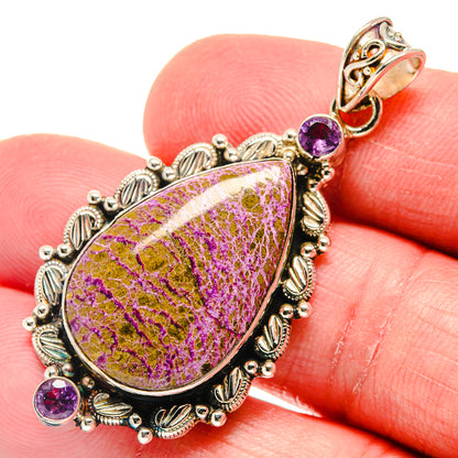 Stichtite Pendants handcrafted by Ana Silver Co - PD20962