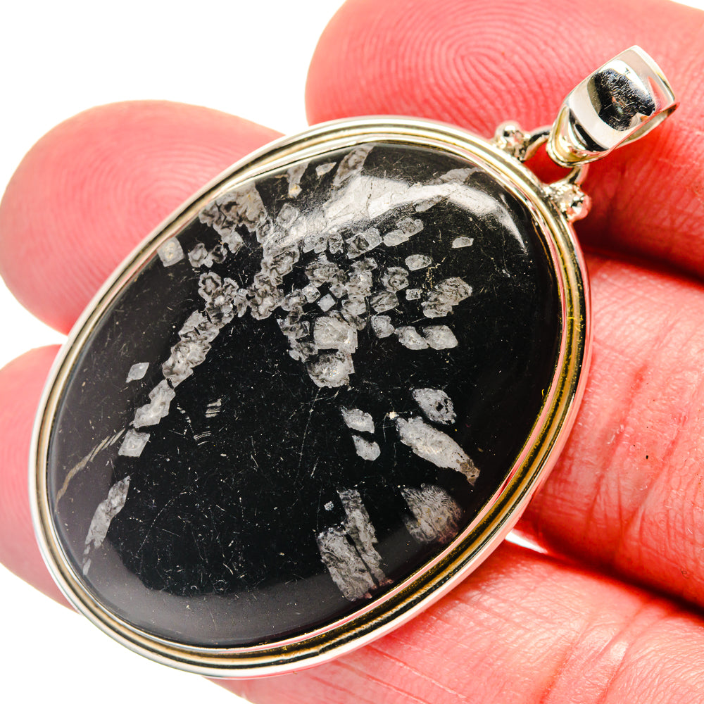Chrysanthemum Stone Pendants handcrafted by Ana Silver Co - PD20968