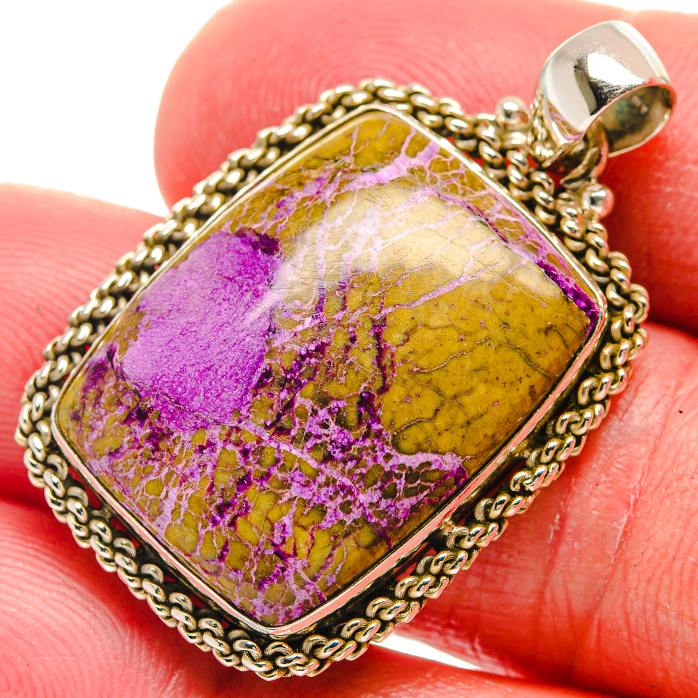 Stichtite Pendants handcrafted by Ana Silver Co - PD20976