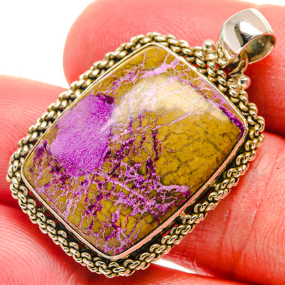Stichtite Pendants handcrafted by Ana Silver Co - PD20976