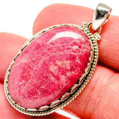 Rhodochrosite Pendants handcrafted by Ana Silver Co - PD20985