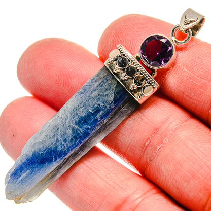 Kyanite Pendants handcrafted by Ana Silver Co - PD21006