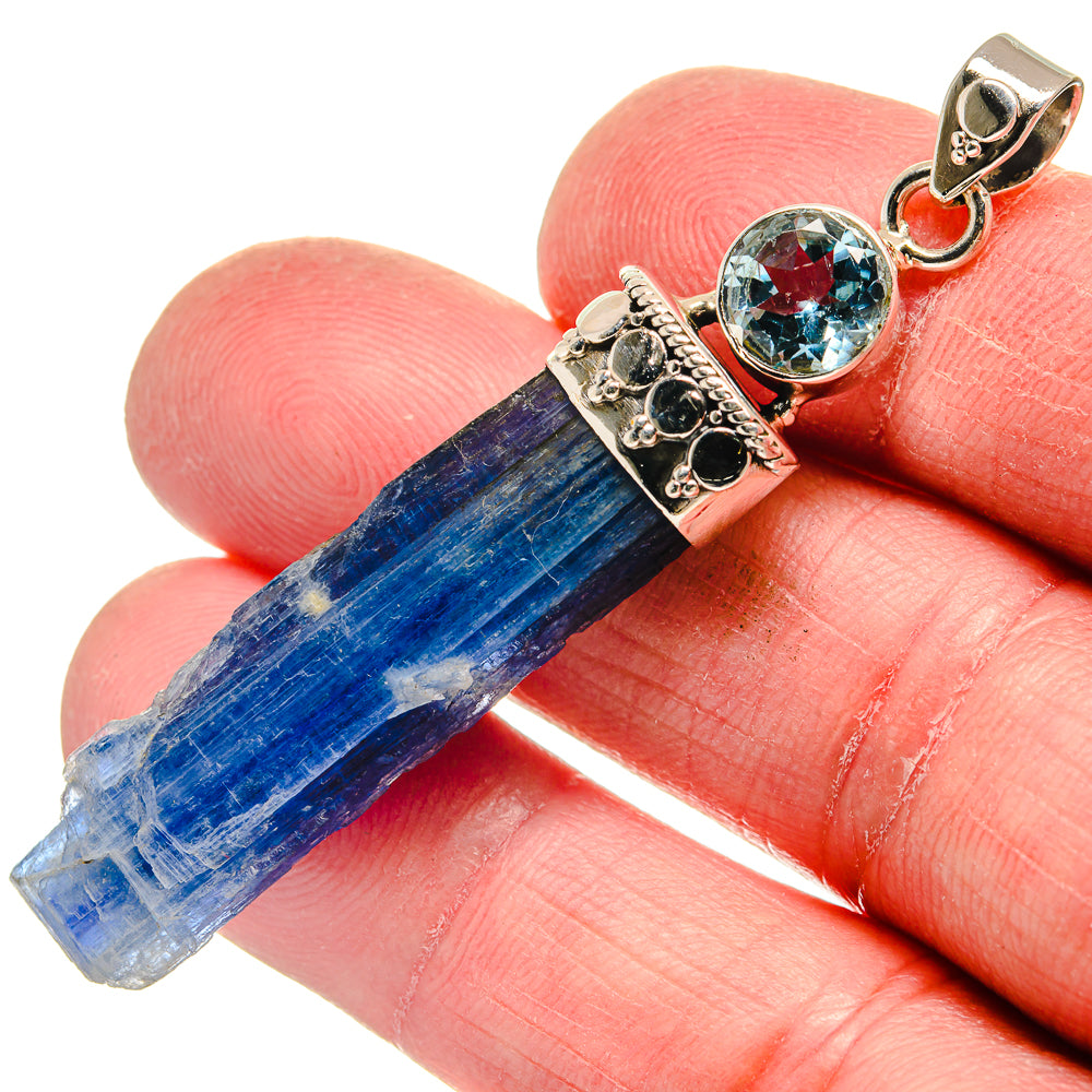 Kyanite Pendants handcrafted by Ana Silver Co - PD21007