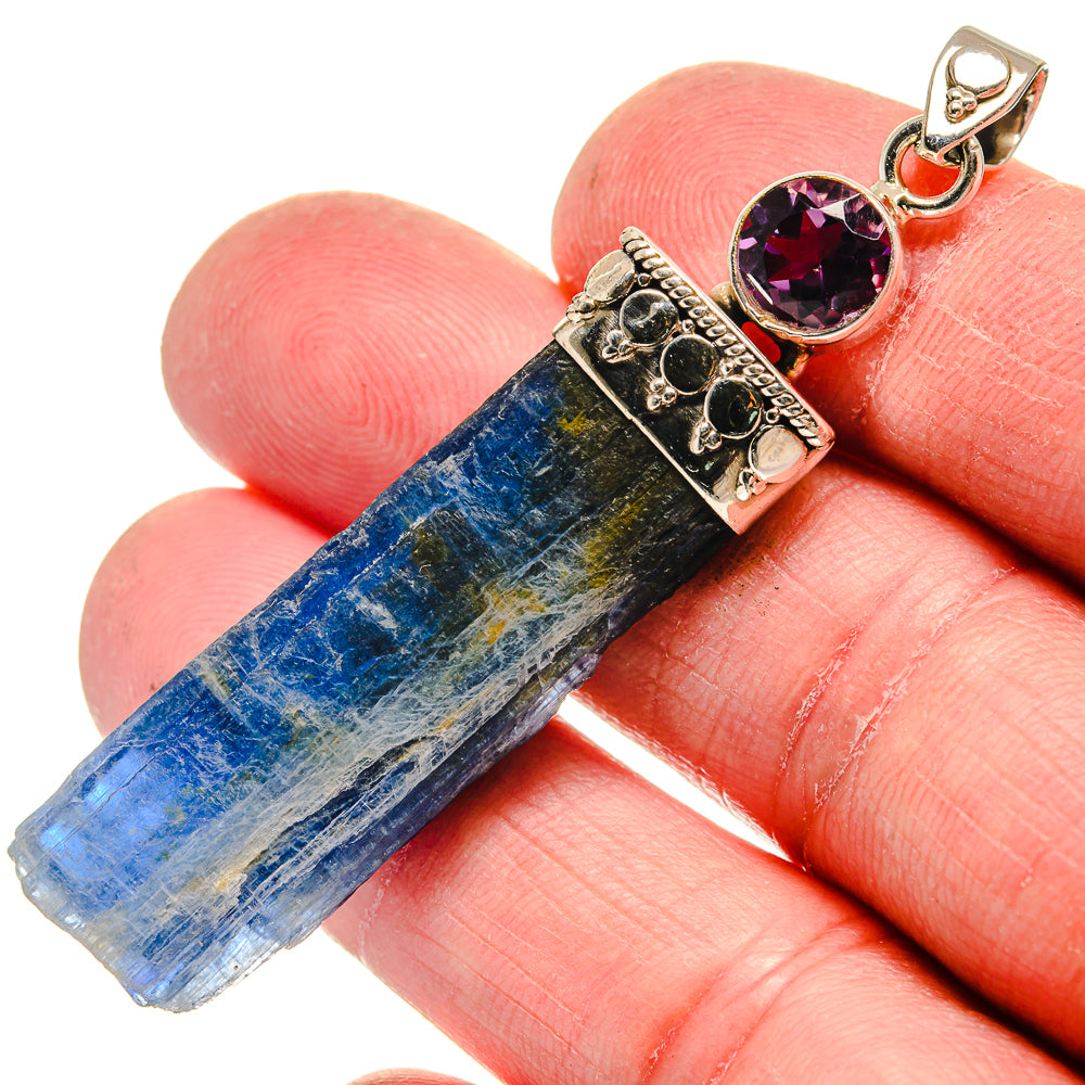 Kyanite Pendants handcrafted by Ana Silver Co - PD21008