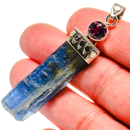 Kyanite Pendants handcrafted by Ana Silver Co - PD21008
