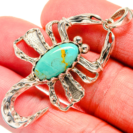 Turquoise Pendants handcrafted by Ana Silver Co - PD21011