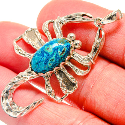 Shattuckite Pendants handcrafted by Ana Silver Co - PD21012
