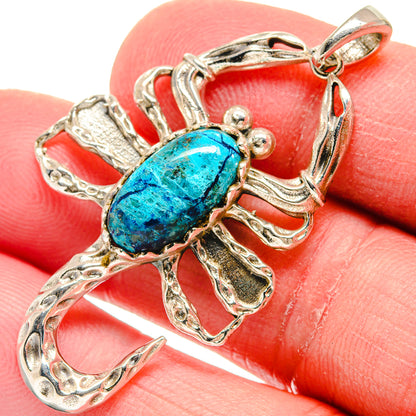 Shattuckite Pendants handcrafted by Ana Silver Co - PD21014