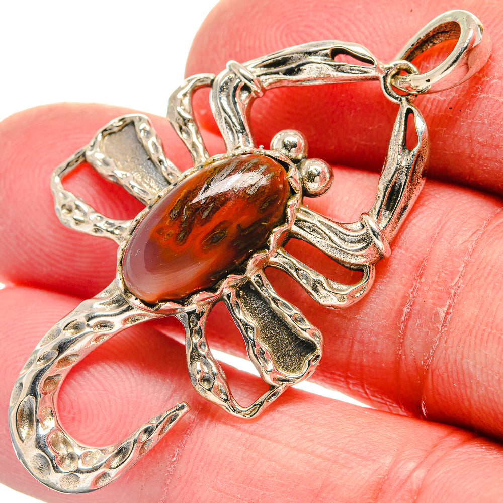 Moroccan Agate Pendants handcrafted by Ana Silver Co - PD21015