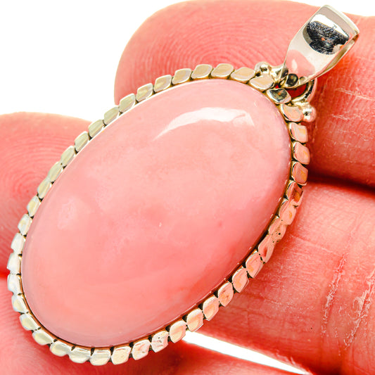 Pink Opal Pendants handcrafted by Ana Silver Co - PD21026