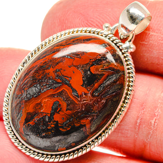 Red Jasper Pendants handcrafted by Ana Silver Co - PD21027