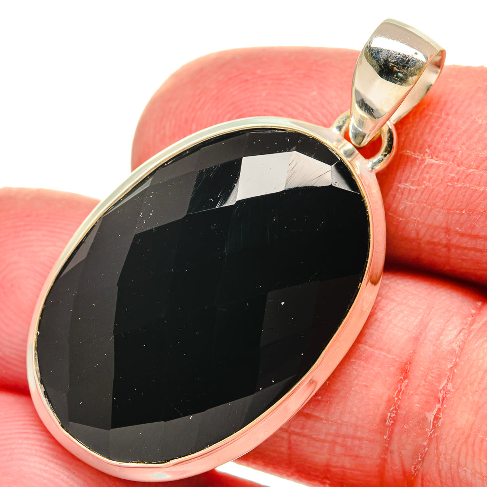 Black Onyx Pendants handcrafted by Ana Silver Co - PD21080