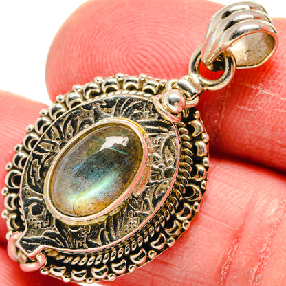 Labradorite Pendants handcrafted by Ana Silver Co - PD21092