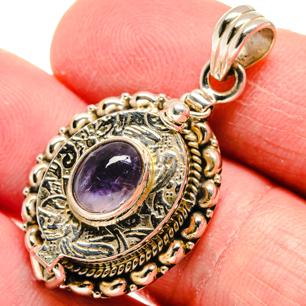 Amethyst Pendants handcrafted by Ana Silver Co - PD21094