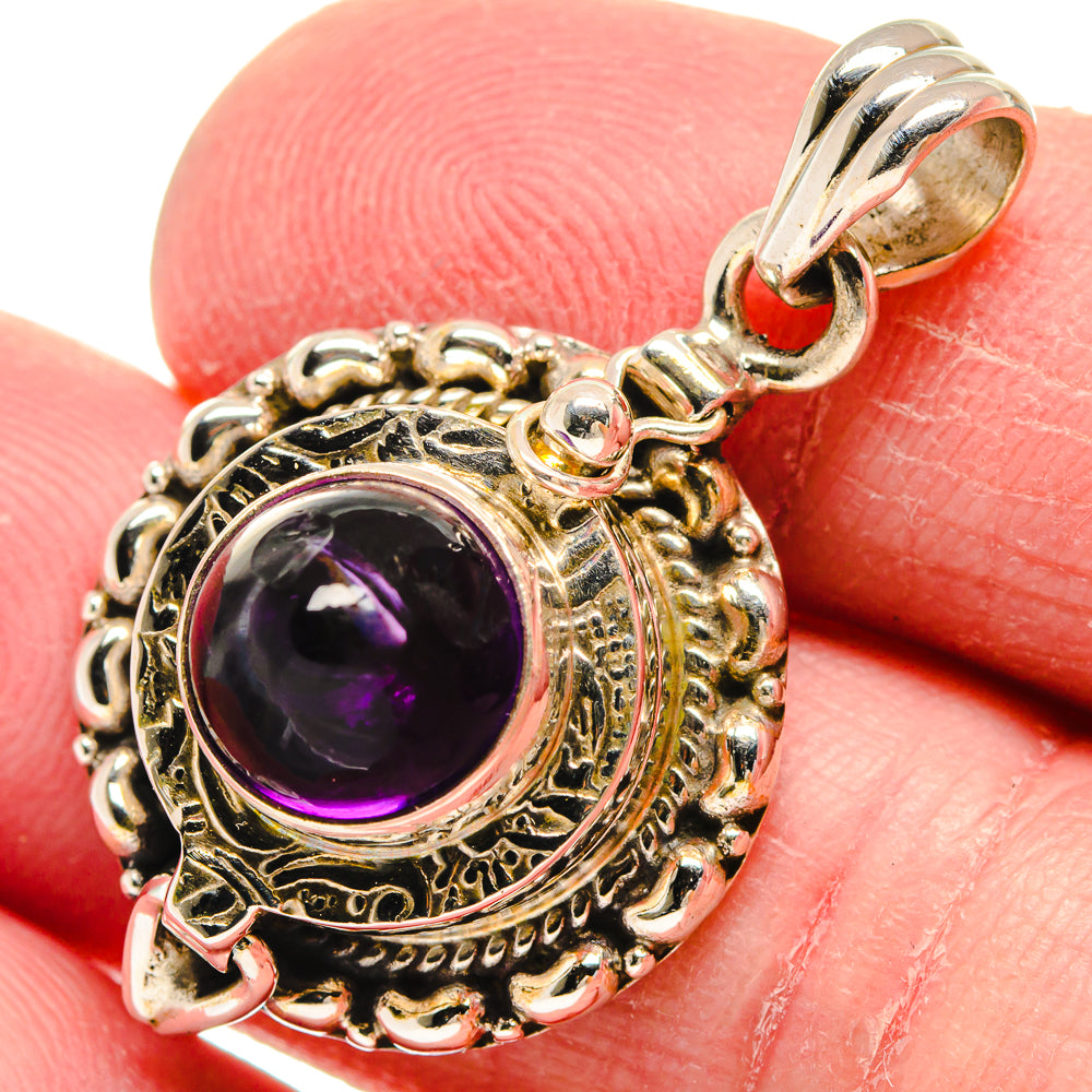 Amethyst Pendants handcrafted by Ana Silver Co - PD21095