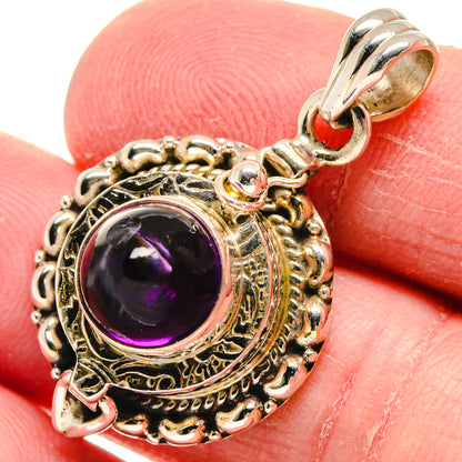 Amethyst Pendants handcrafted by Ana Silver Co - PD21095
